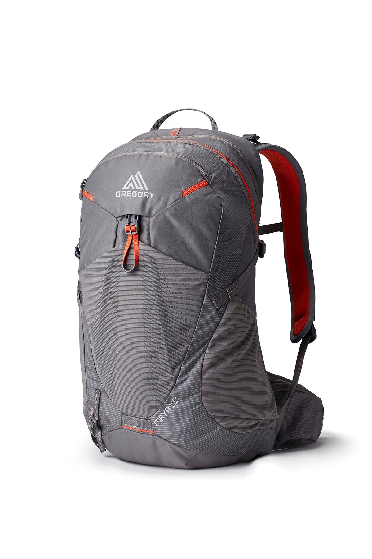 Gregory Maya 20L backpack front view, ideal for day hikes.