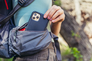 Gregory Maya perforated shoulder straps offer breathable comfort on trails.
