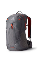 Gregory Maya 25L ventilated backpanel keeps your back cooler during climbs.
