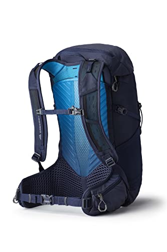 Gregory Maya 30L perforated shoulder harness highlights breathable comfort