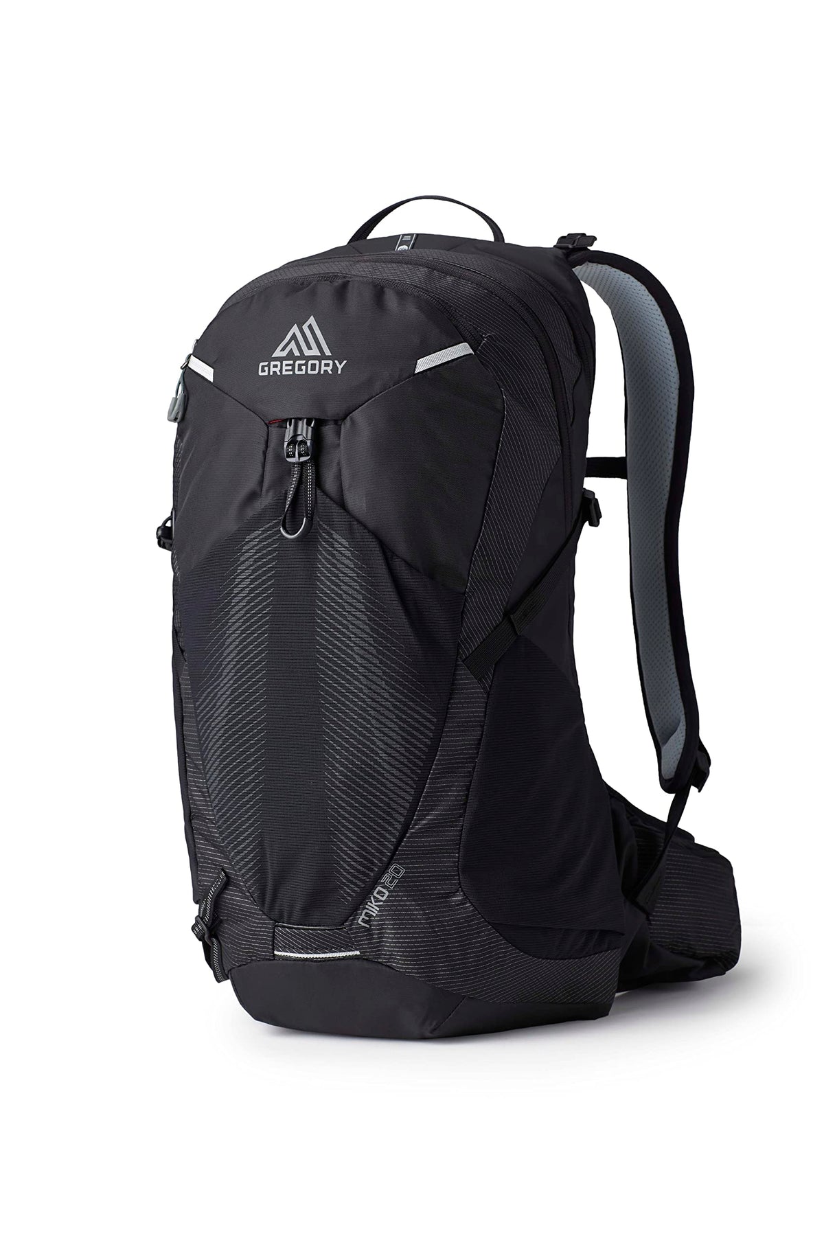 Gregory Miko 20 front view showing easy-access main compartment for day hikes