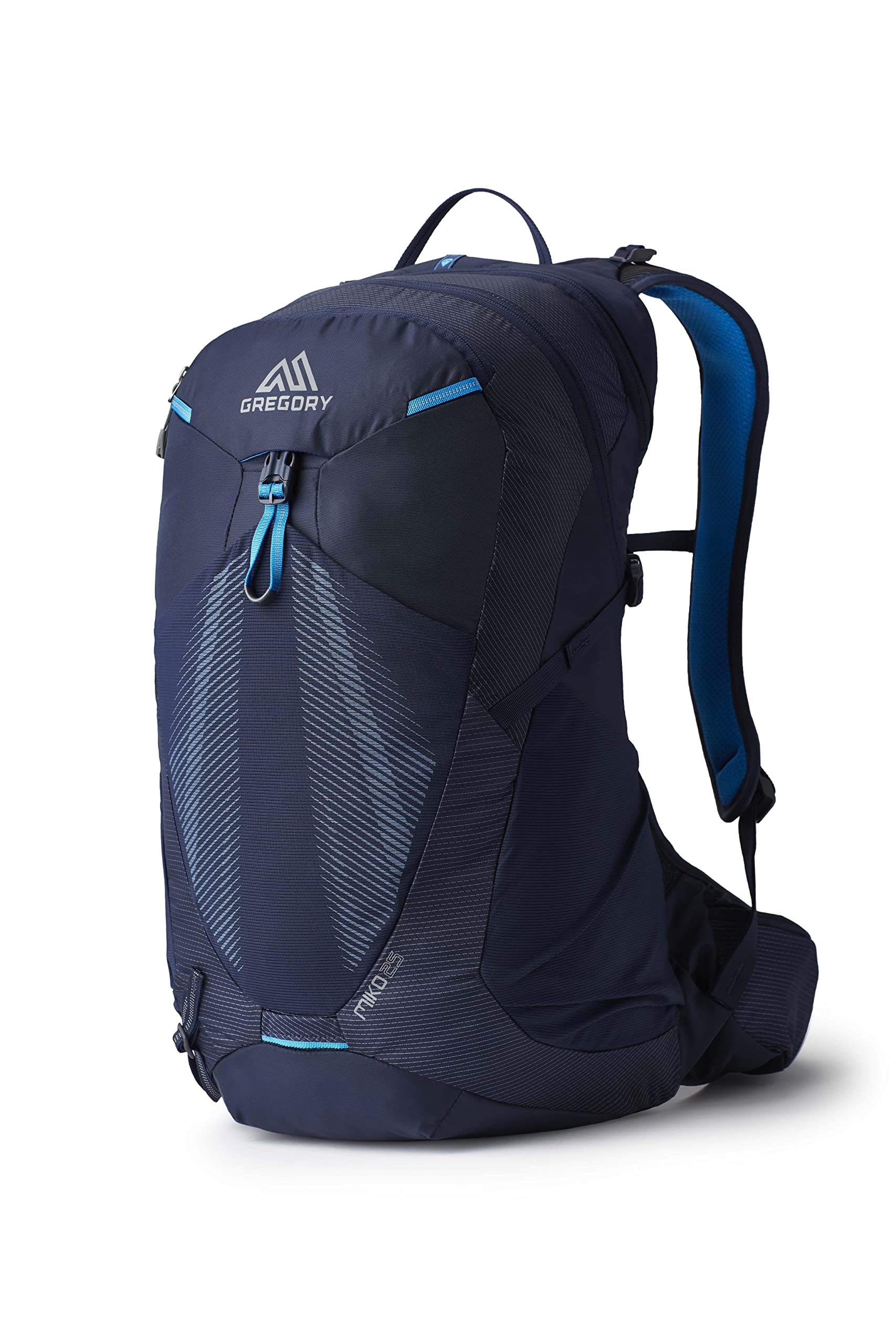 Gregory Miko 25L front view, compact daily hiking backpack.