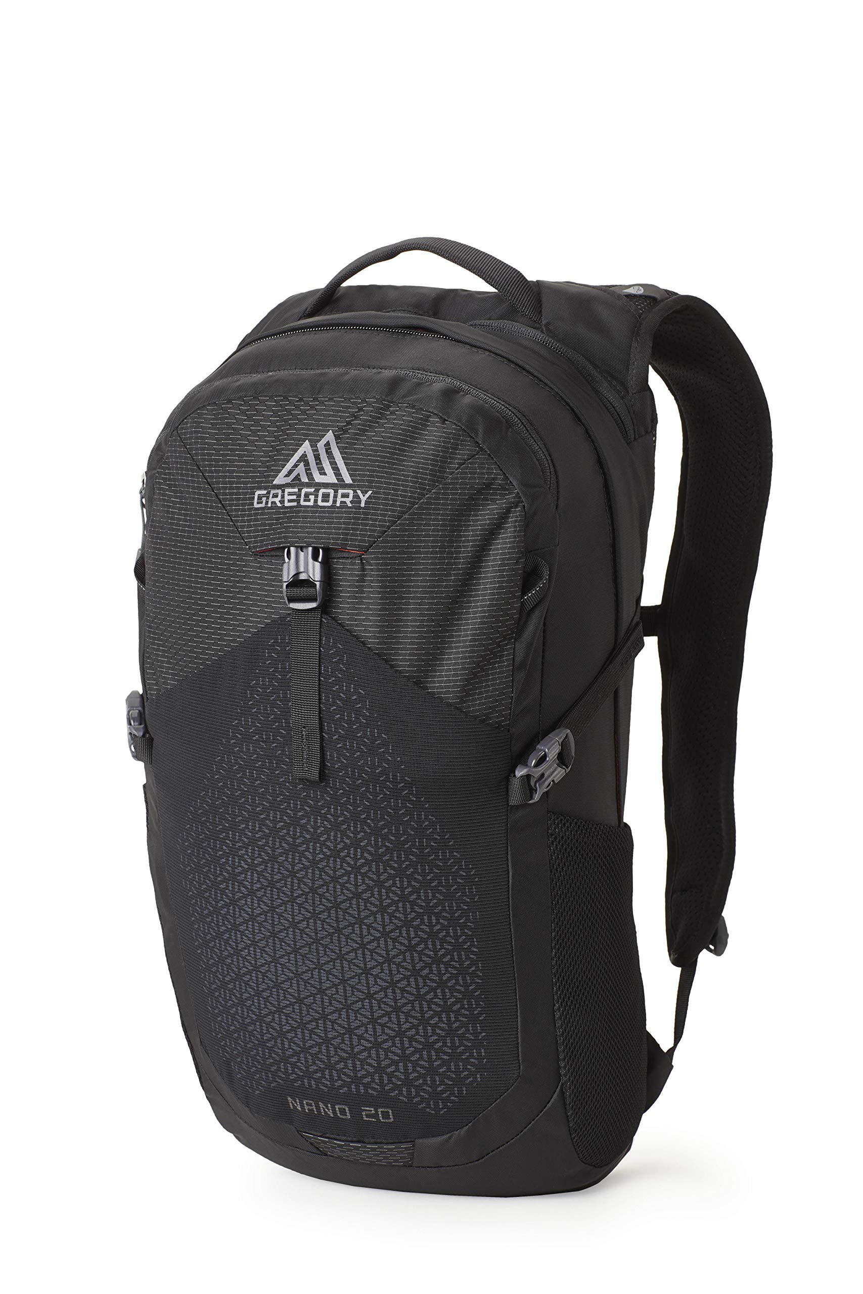 Gregory Nano 20L Plus Size backpack front view for versatile day hiking and commuting