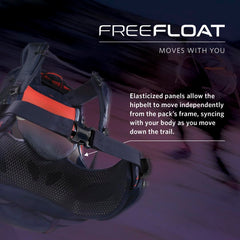 Gregory Paragon 50 AirCushion backpanel delivers breathable, cushioned support during long climbs