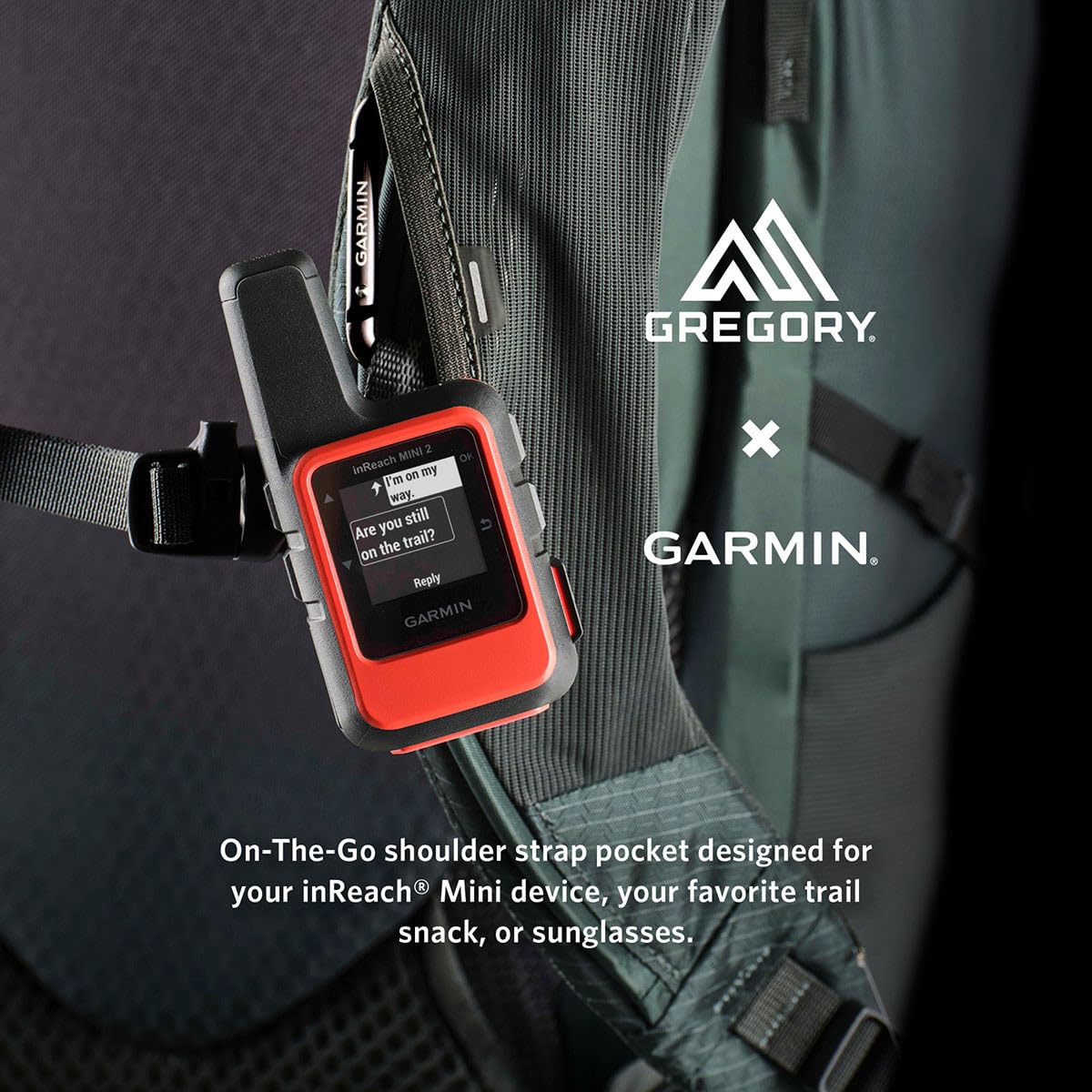 Gregory Paragon 70 hydration sleeve with SpeedClip keeps reservoir-ready.