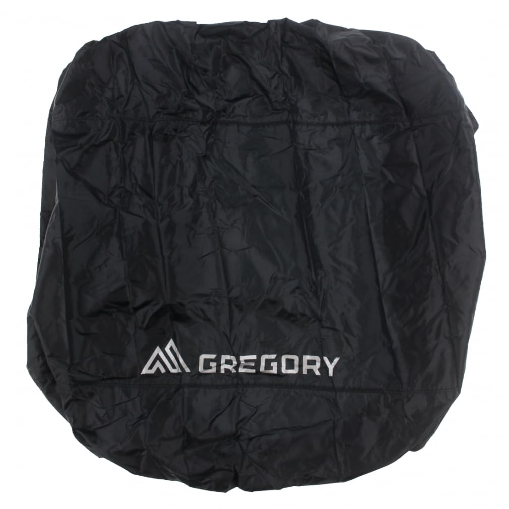 Gregory raincover front view in obsidian highlights waterproof protection for your pack.