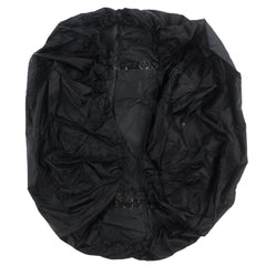 Gregory raincover side view shows snug fit to shield gear on rugged trails.