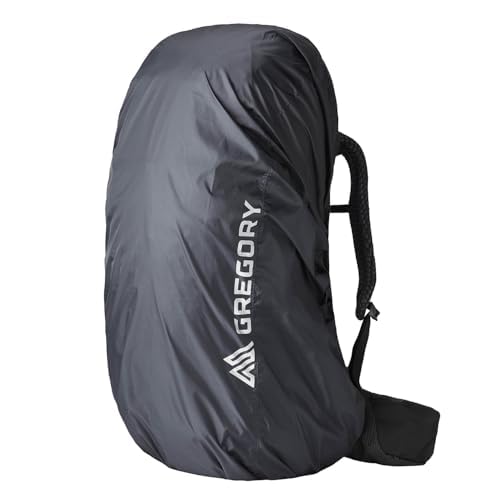 Gregory raincover storage pouch keeps essentials safely stowed and ready.