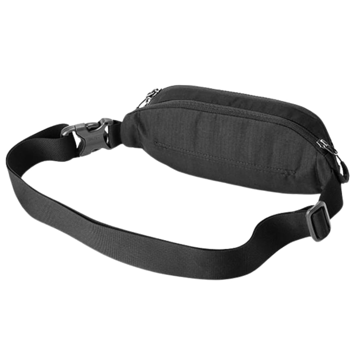 Gregory Rhune belt bag carbon black back pocket view ideal for phones.