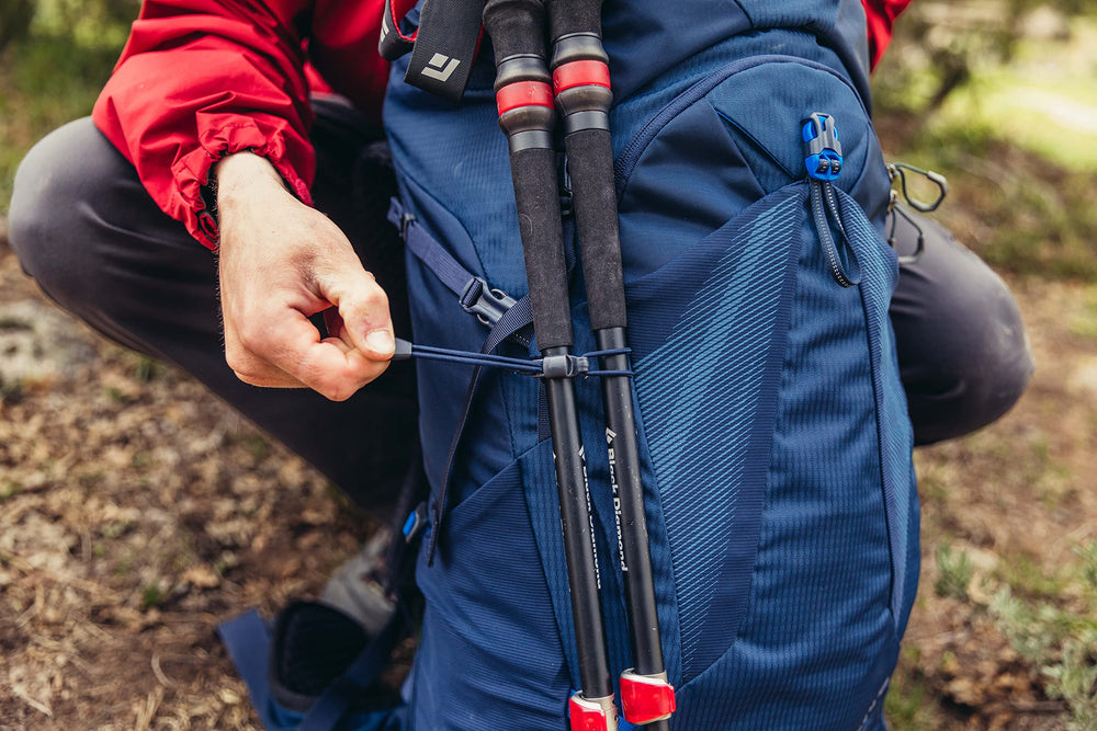 Gregory Zulu 45L torso adjustment demonstrates customizable fit for varied torso lengths.