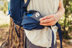 Gregory Zulu 55L backpack side-hipbelt view highlights accessible pockets