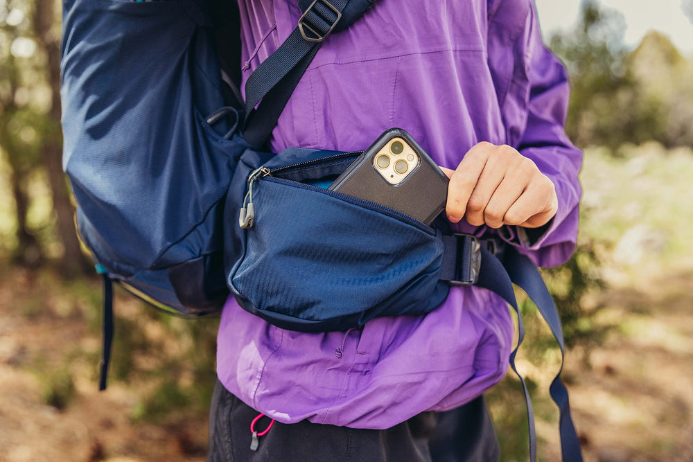 Gregory Jade 53L 3D hipbelt padding improves comfort on longer treks