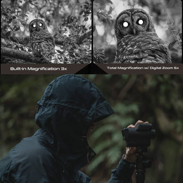 Grey Bear Night Vision Compact Plus night-use mode for nocturnal observation
