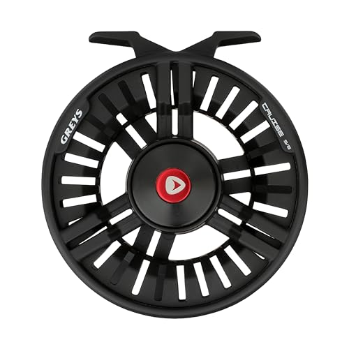 Greys Cruise reel back view with ergonomic grip and sturdy build.