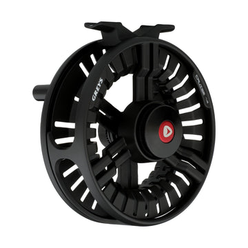 Greys Cruise Fly Reel includes a protective reel pouch for transport.