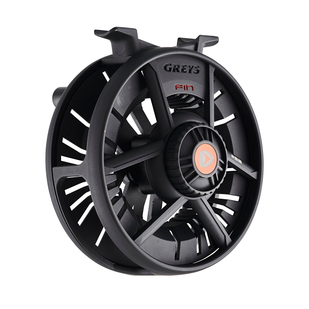 Greys Fin 7/8 reel durable aluminum construction with machine finish for longevity on voyages