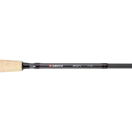 Greys Fin Euro Nymph down-locking reel seat stabilizing balance.