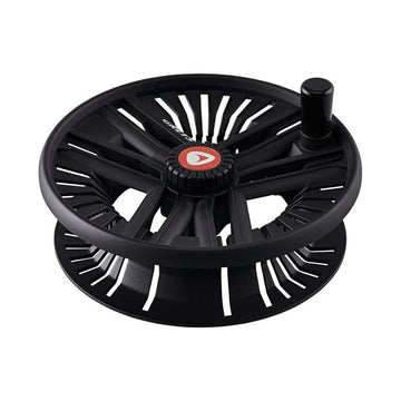 Greys Fin spare spool side view for fast line changes on the water.