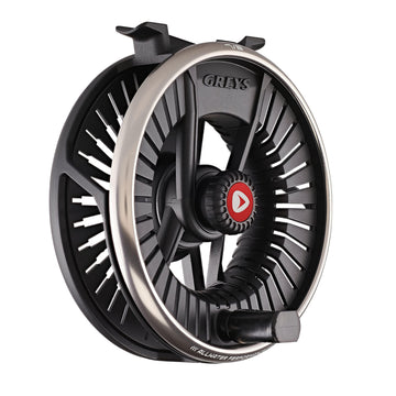 Greys Tail AW fly reel full reel body highlights durable all-water construction.