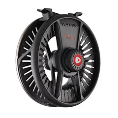 Greys Tail AW reel side profile shows slim, balanced silhouette.