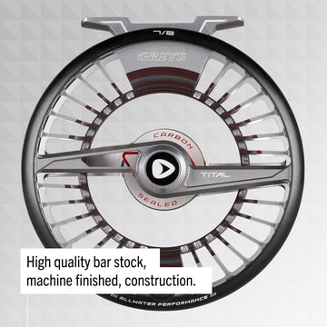 Greys TITAL finish detail showcases precision machining and premium surface