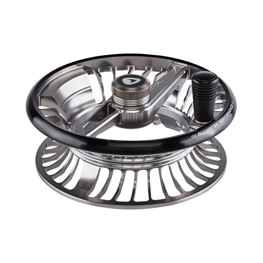 Greys TITAL fly reel barstock construction detail for rugged durability.