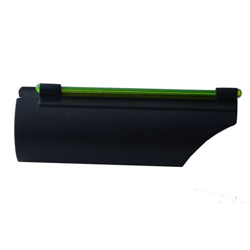 GRG MFG universal 12GA front sight with green fiber optics, front view for quick aiming.