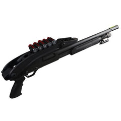 GRG MFG universal 12GA front sight with green fiber optics, side view for improved alignment.