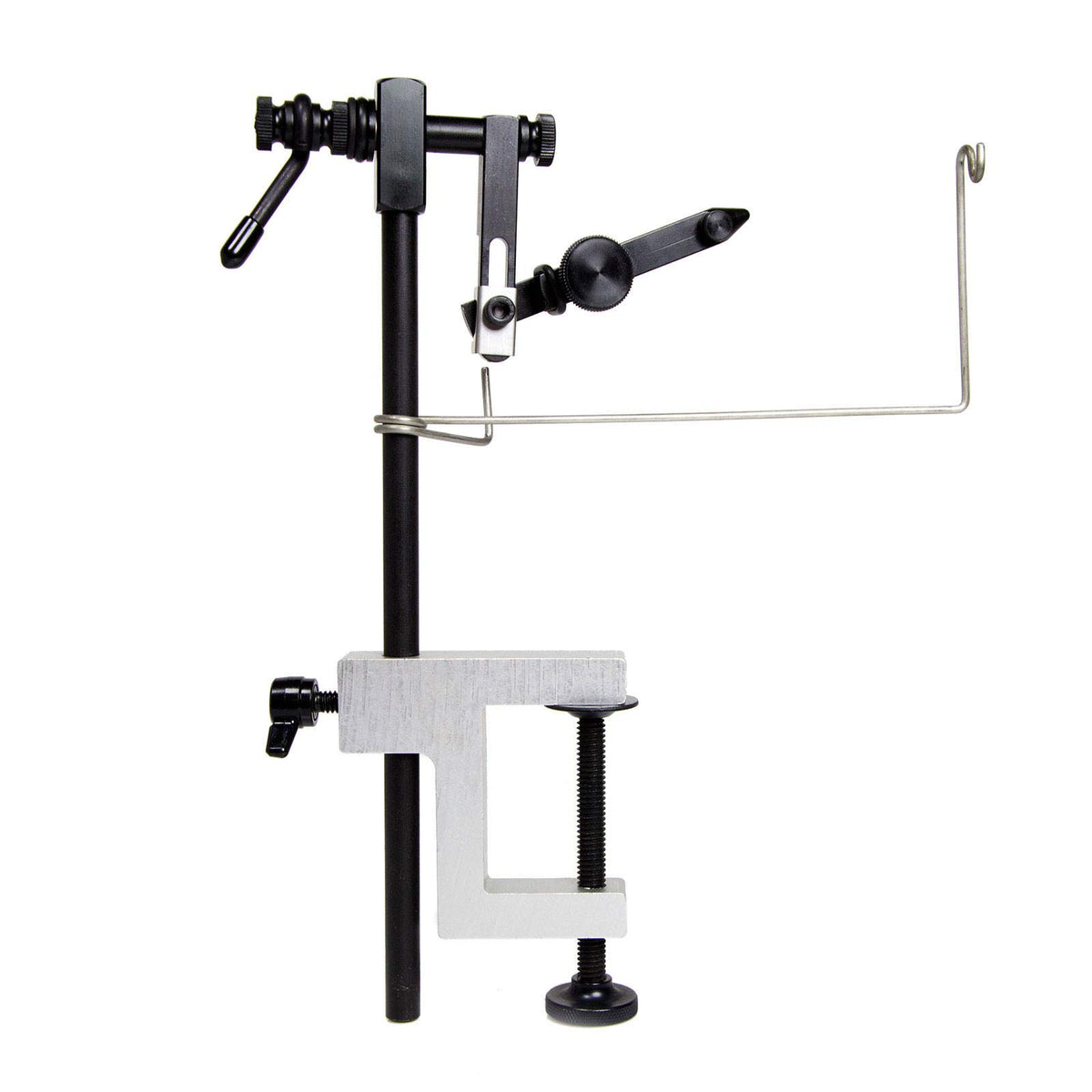 Griffin Odyssey Spider Fly Tying Vise close-up with clamp and jaw