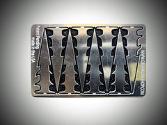 Grim Workshop Arrow Head Card showing semi-permanent adhesion for reusable placement