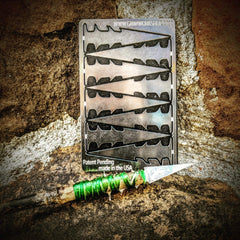 Grim Workshop Arrow Head Card built in hardened stainless steel for durability