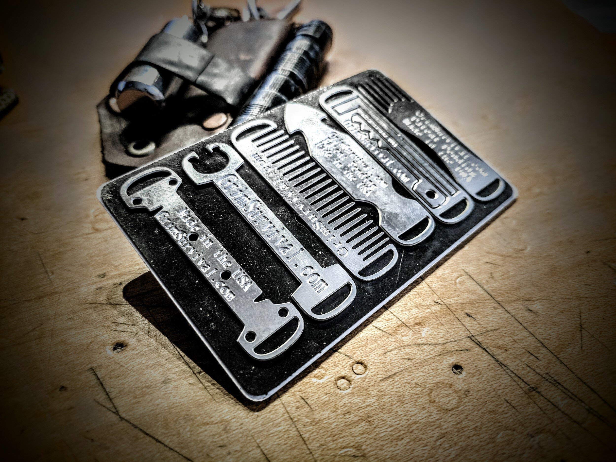 Grim Workshop wallet-fit image shows ultra-thin, pocket-ready tool holder.