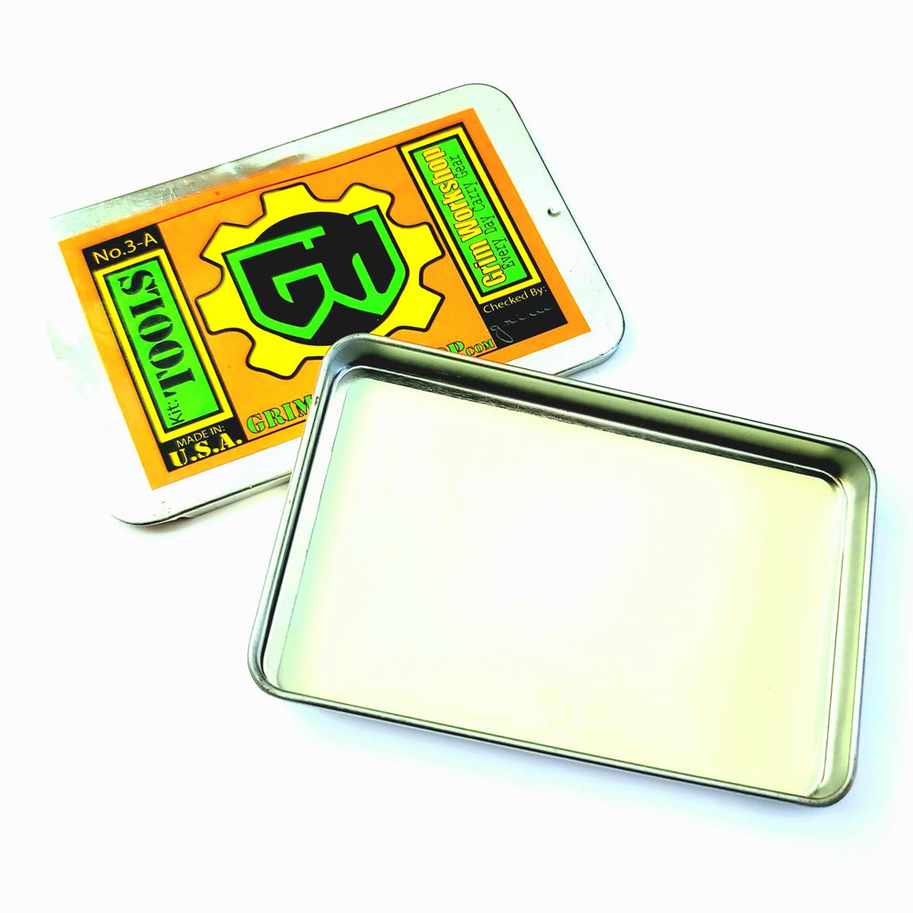Grim Workshop glow card recharged by flashlight for quick glow refresh.