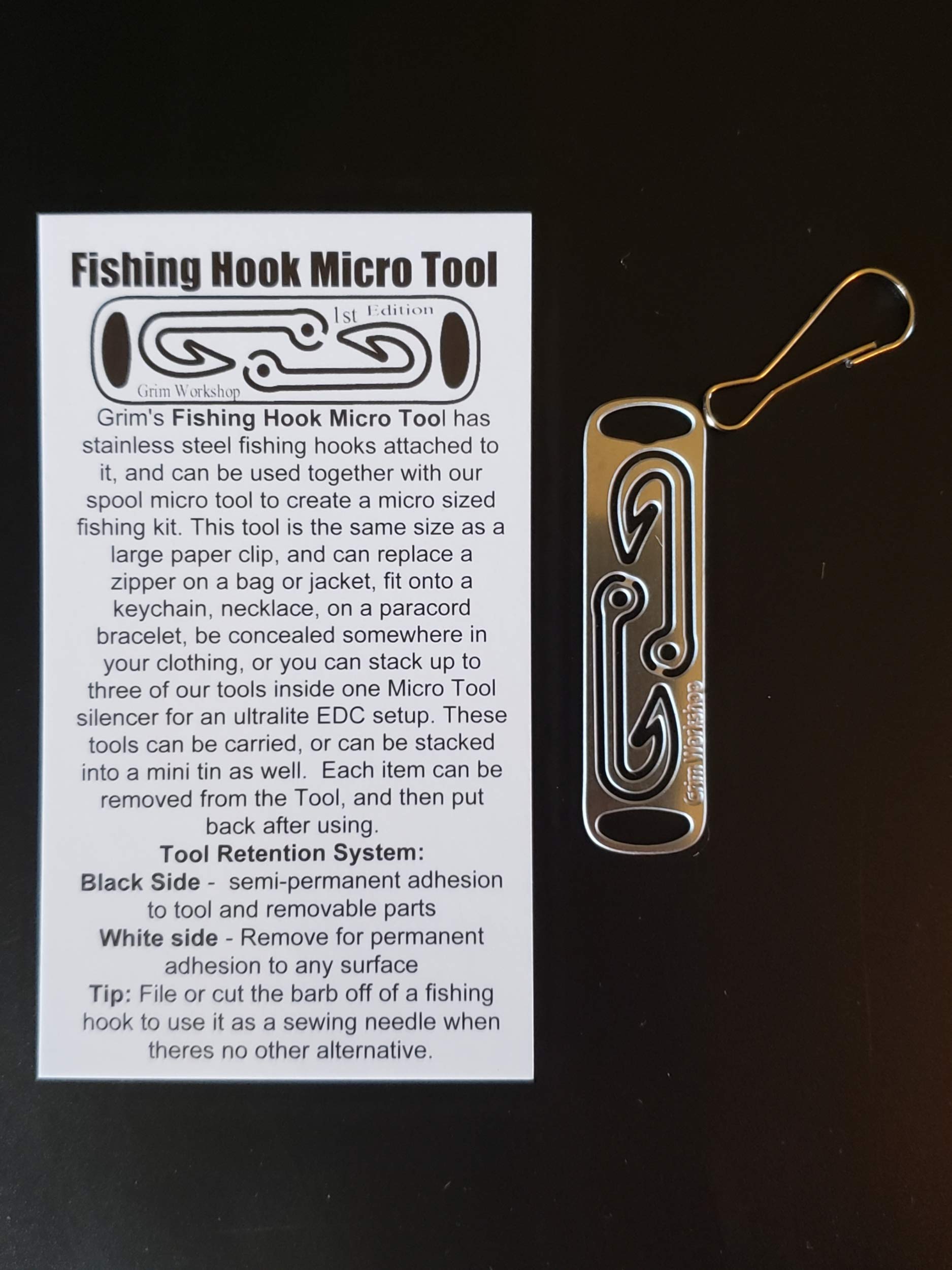 Grim Workshop micro tools highlight ultra-portable keyring design