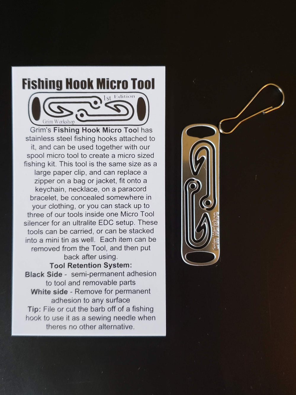 Grim Workshop micro tools highlight ultra-portable keyring design