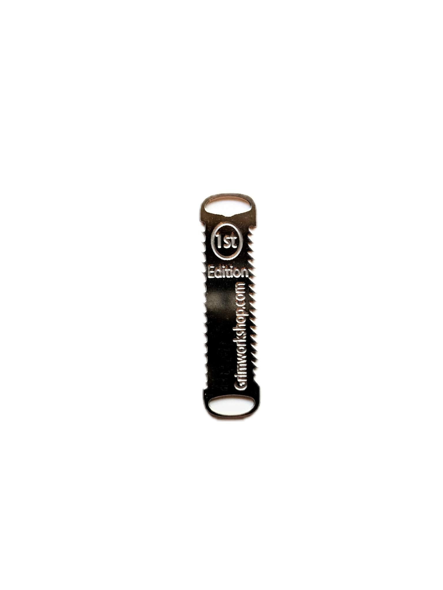 Grim Workshop EDC keychain saw is easy to attach to a ring.