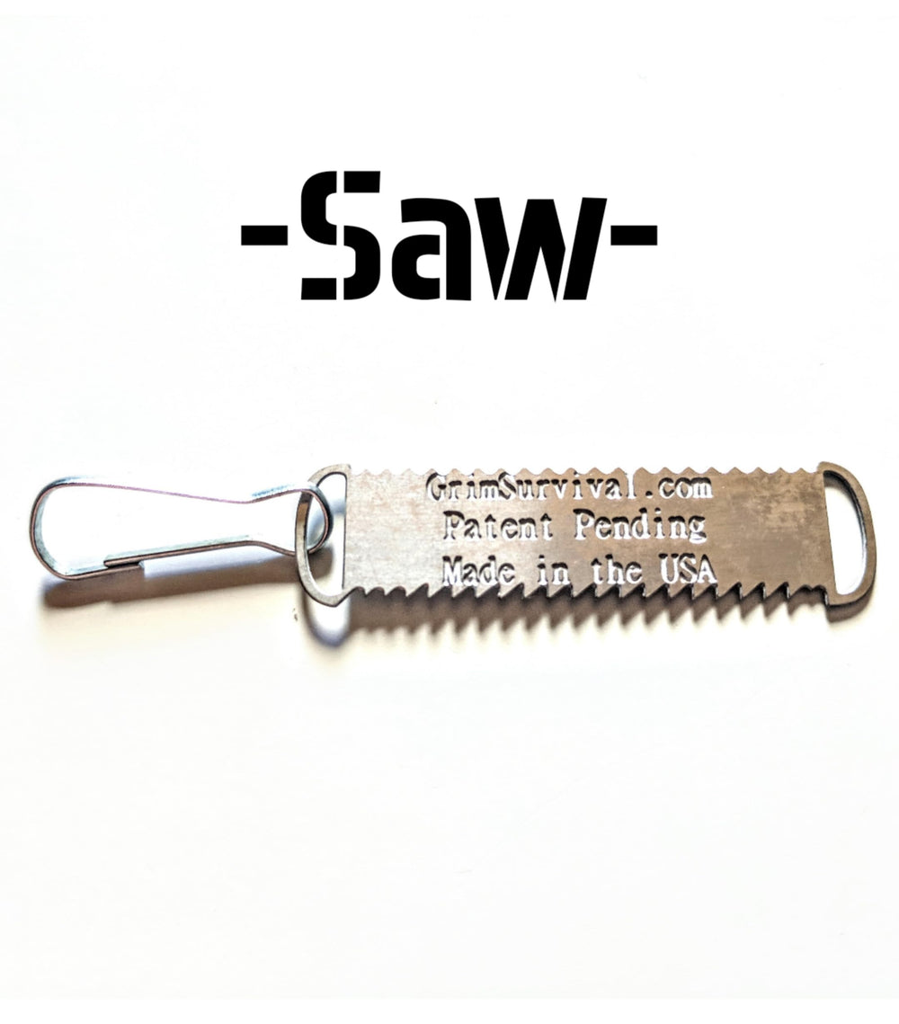Grim Workshop necklace option lets you wear a compact saw.