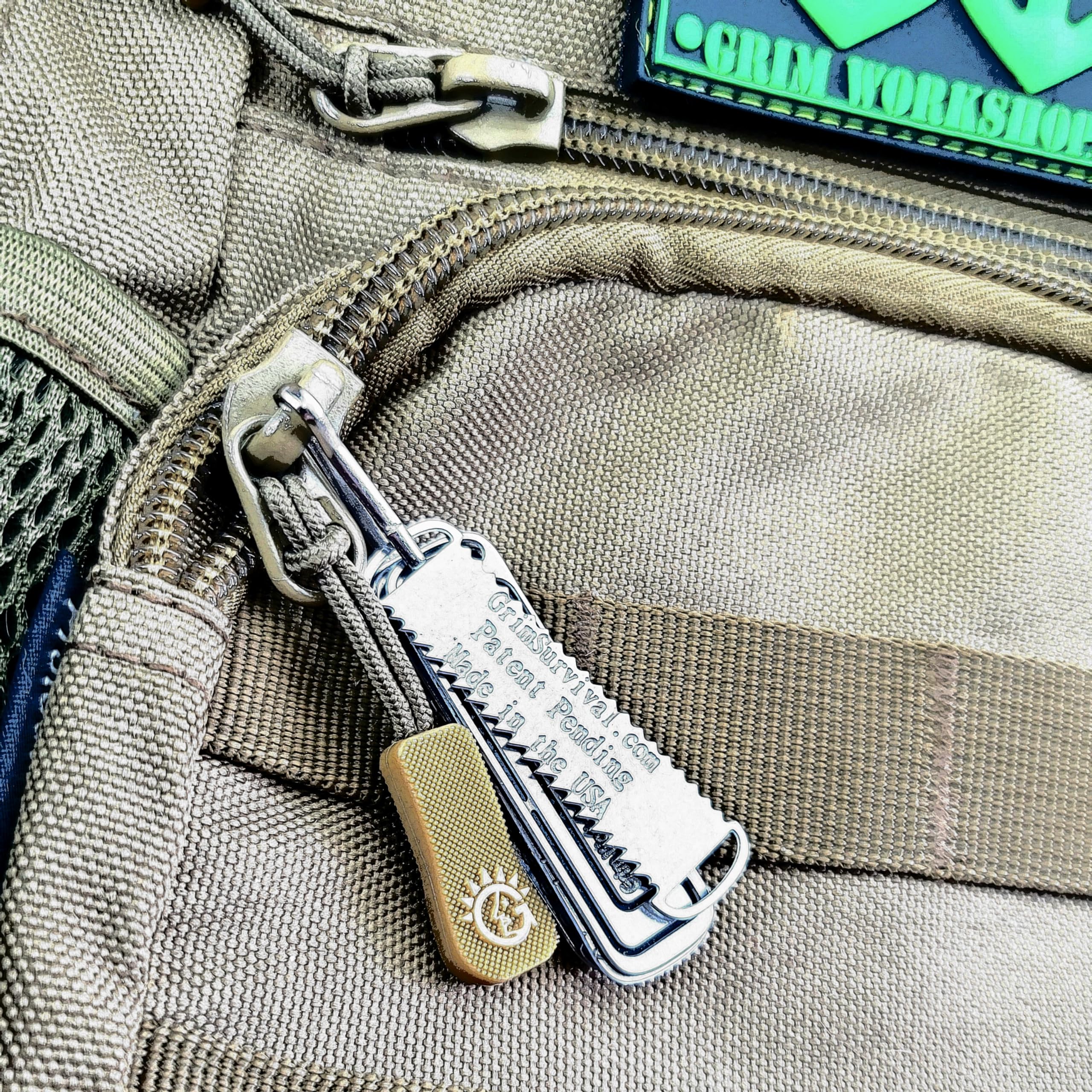 Grim Workshop ultralight pocket saw weighs only a few grams.