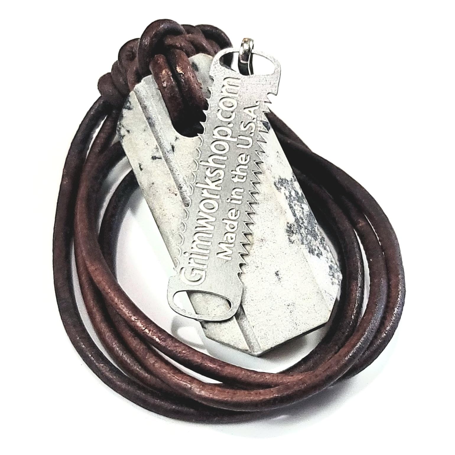 Grim Workshop zipper pull compatibility for backpacks and jackets.