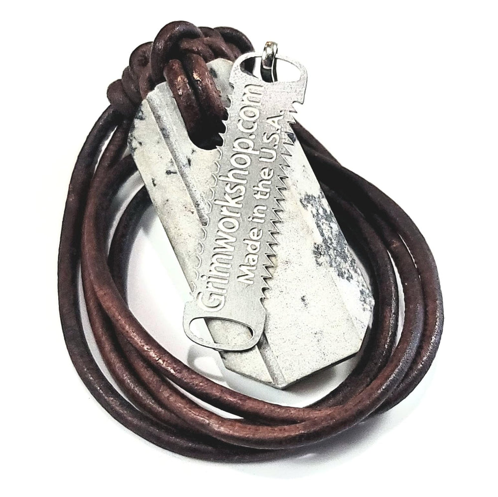 Grim Workshop zipper pull compatibility for backpacks and jackets.