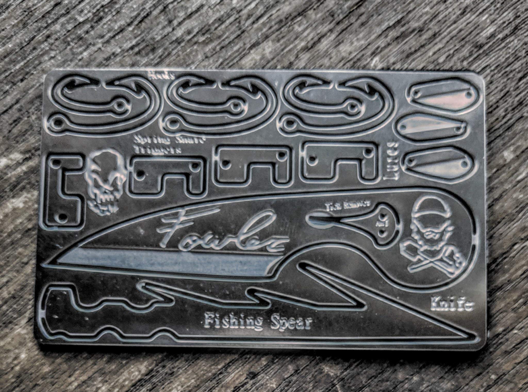 Grim Workshop Zachary Fowler Signature Survival Card's stainless steel build offers durable, reusable micro-tools.