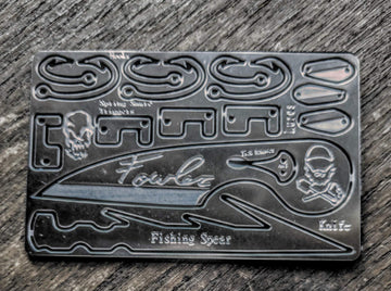 Grim Workshop Zachary Fowler Signature Survival Card's stainless steel build offers durable, reusable micro-tools.