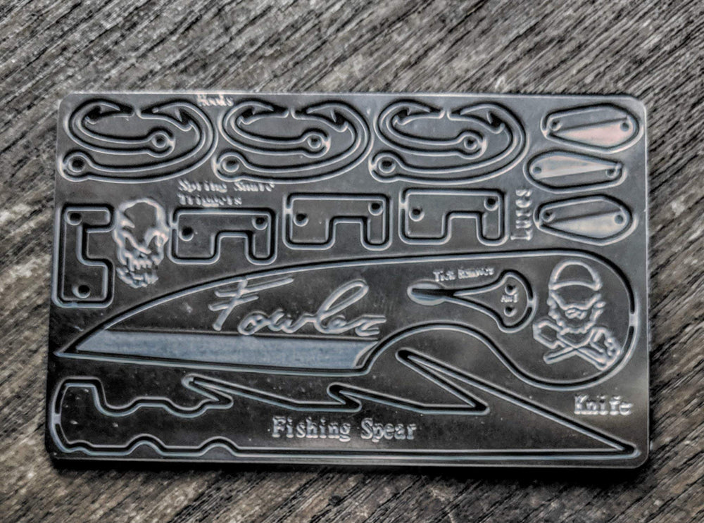 Grim Workshop Zachary Fowler Signature Survival Card's stainless steel build offers durable, reusable micro-tools.