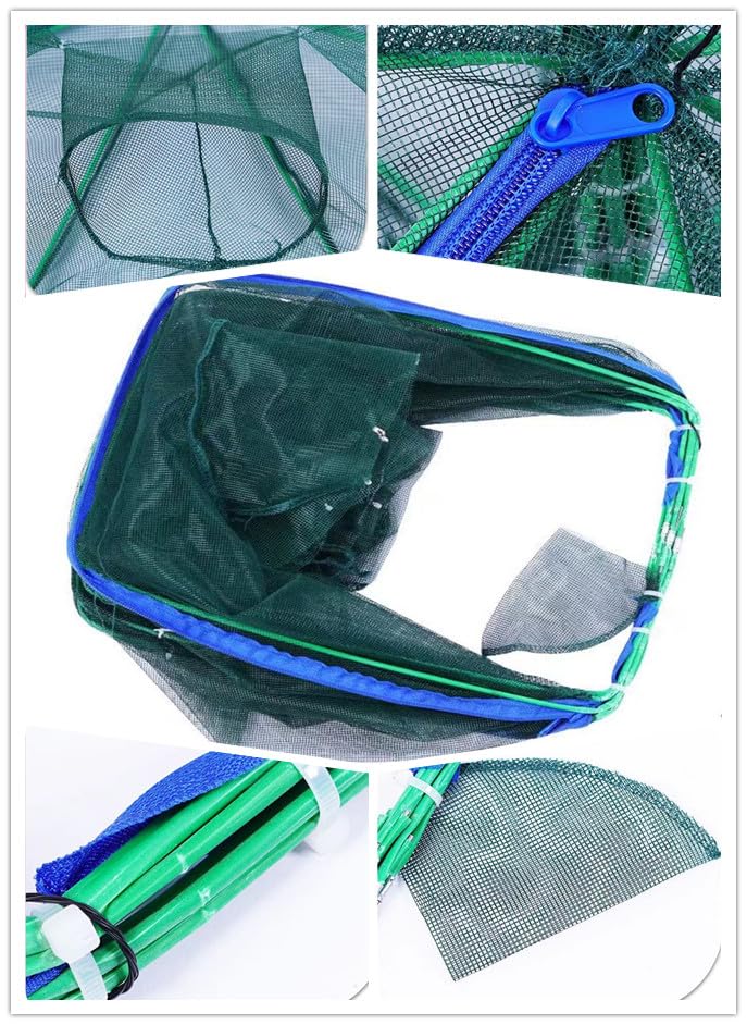 6-Hole umbrella-style fishing net trap frame