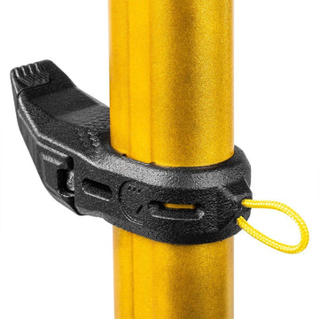 Grivel G-Slider 1 Finger Support on ice axe top view improves grip and control.