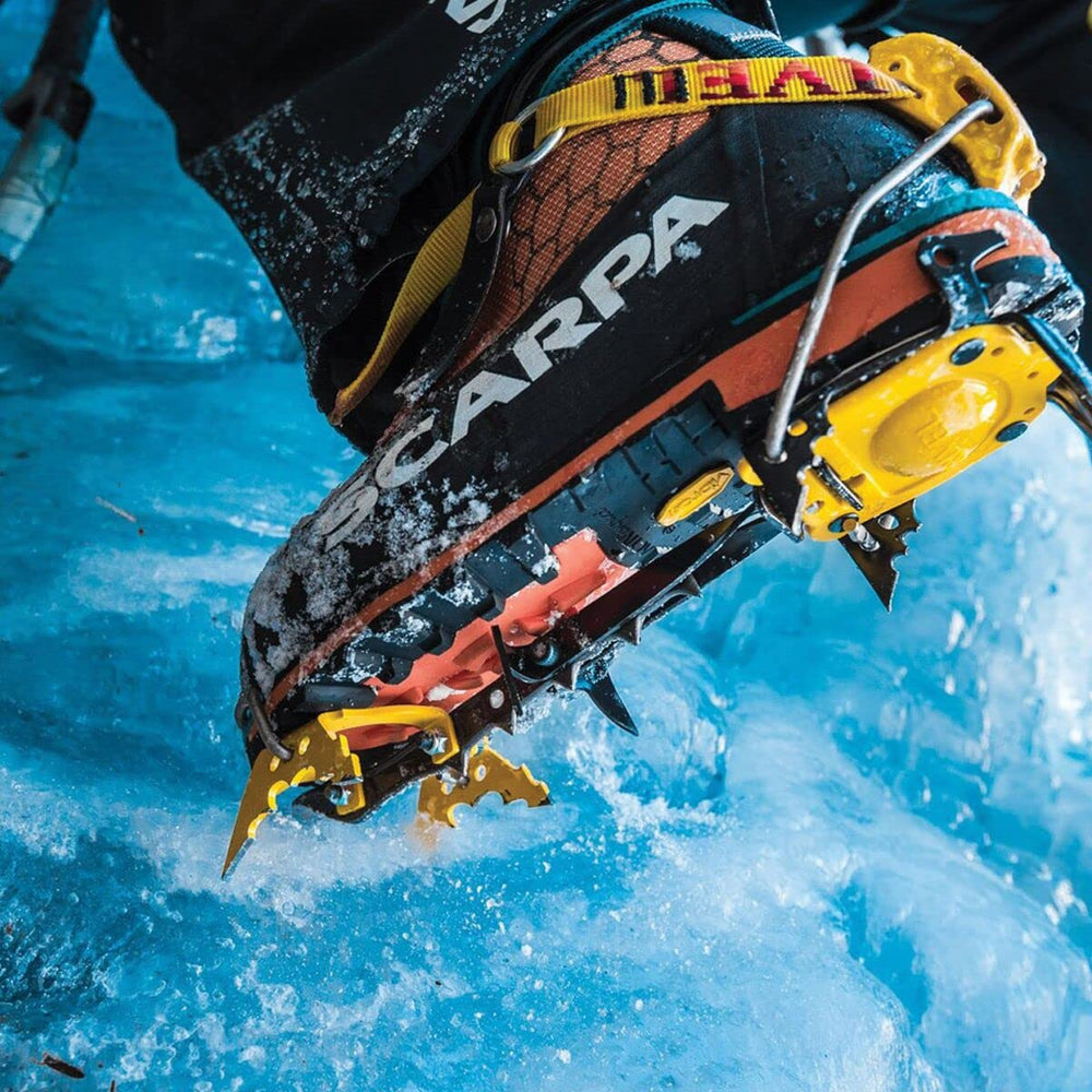 Grivel G20 Plus center points offer enhanced stability on uneven terrain