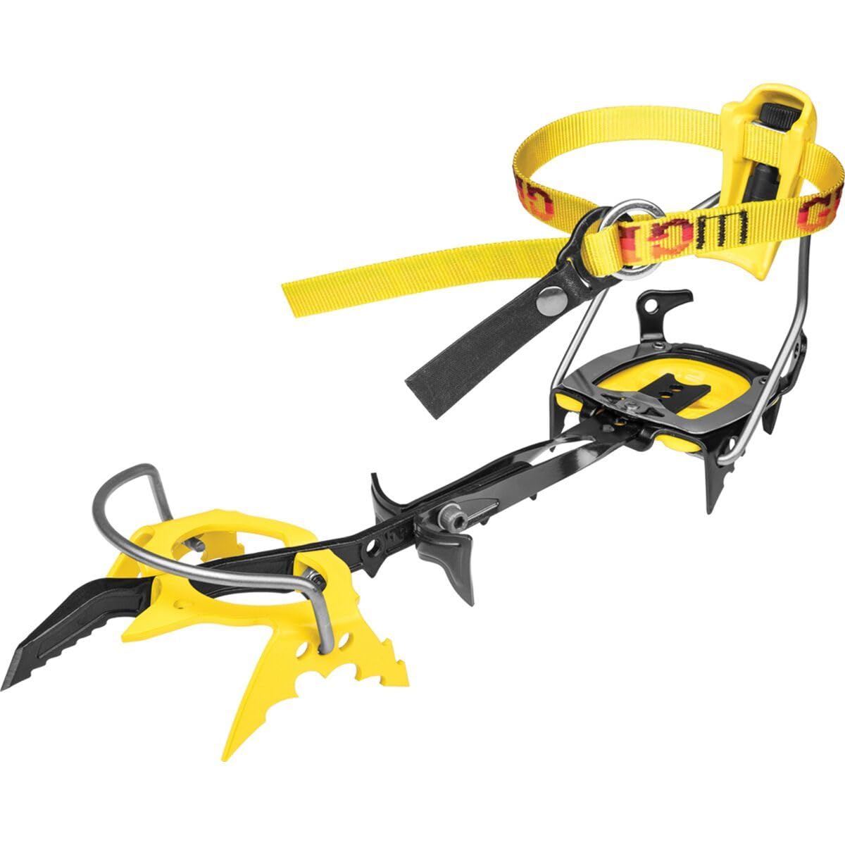 Grivel G20 Plus crampon on steep ice for aggressive ascent