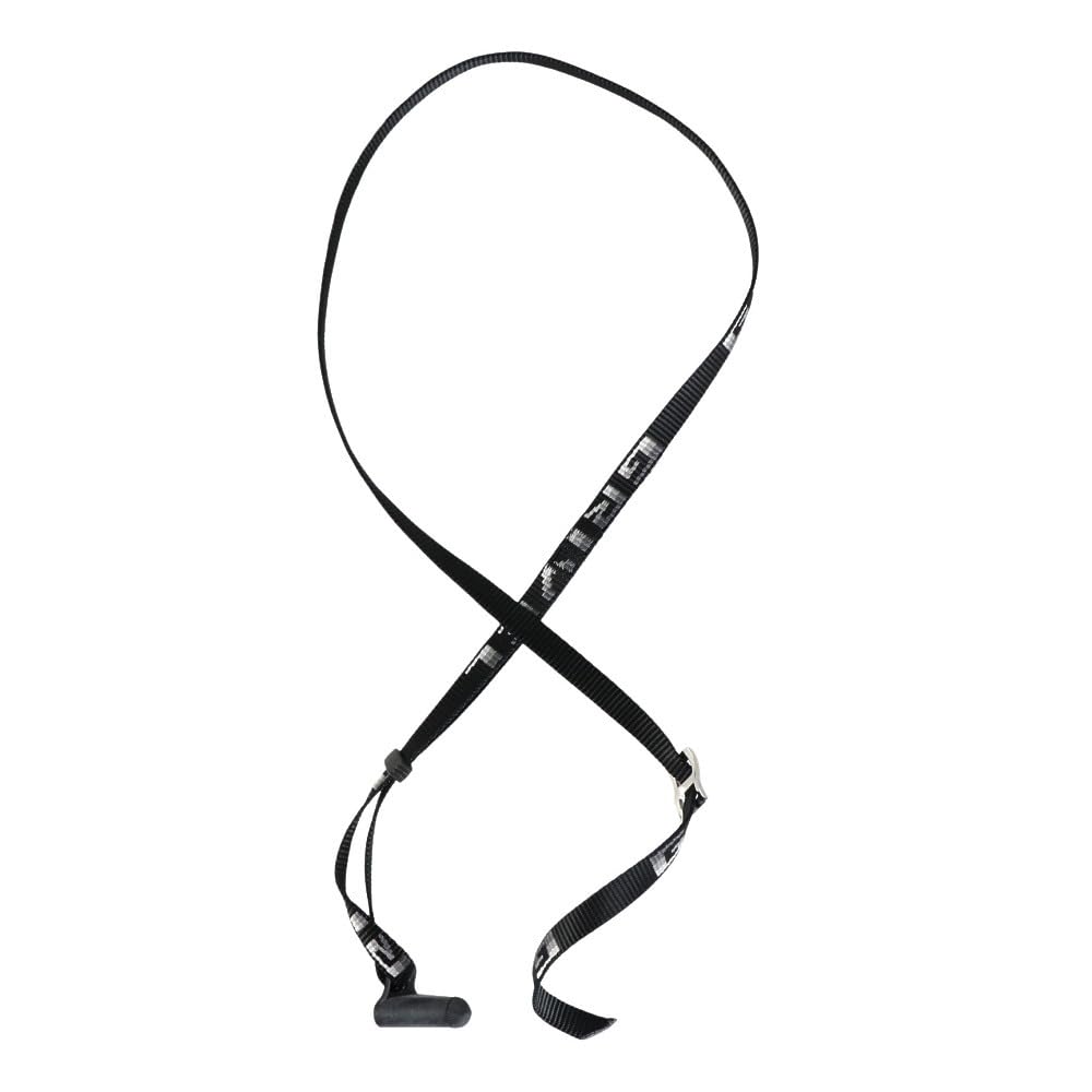 Grivel GV-PJLONGLE long leash mounted on the hand for secure tool handling.