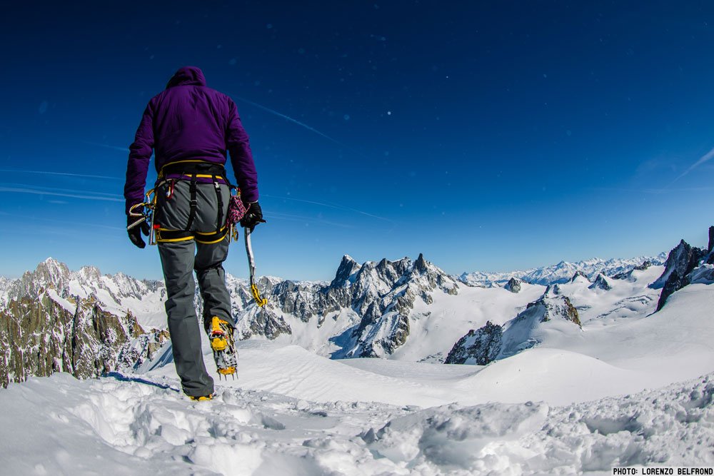 Grivel Ski Tour New-Matic boot-fit demonstration with modern plastic boots