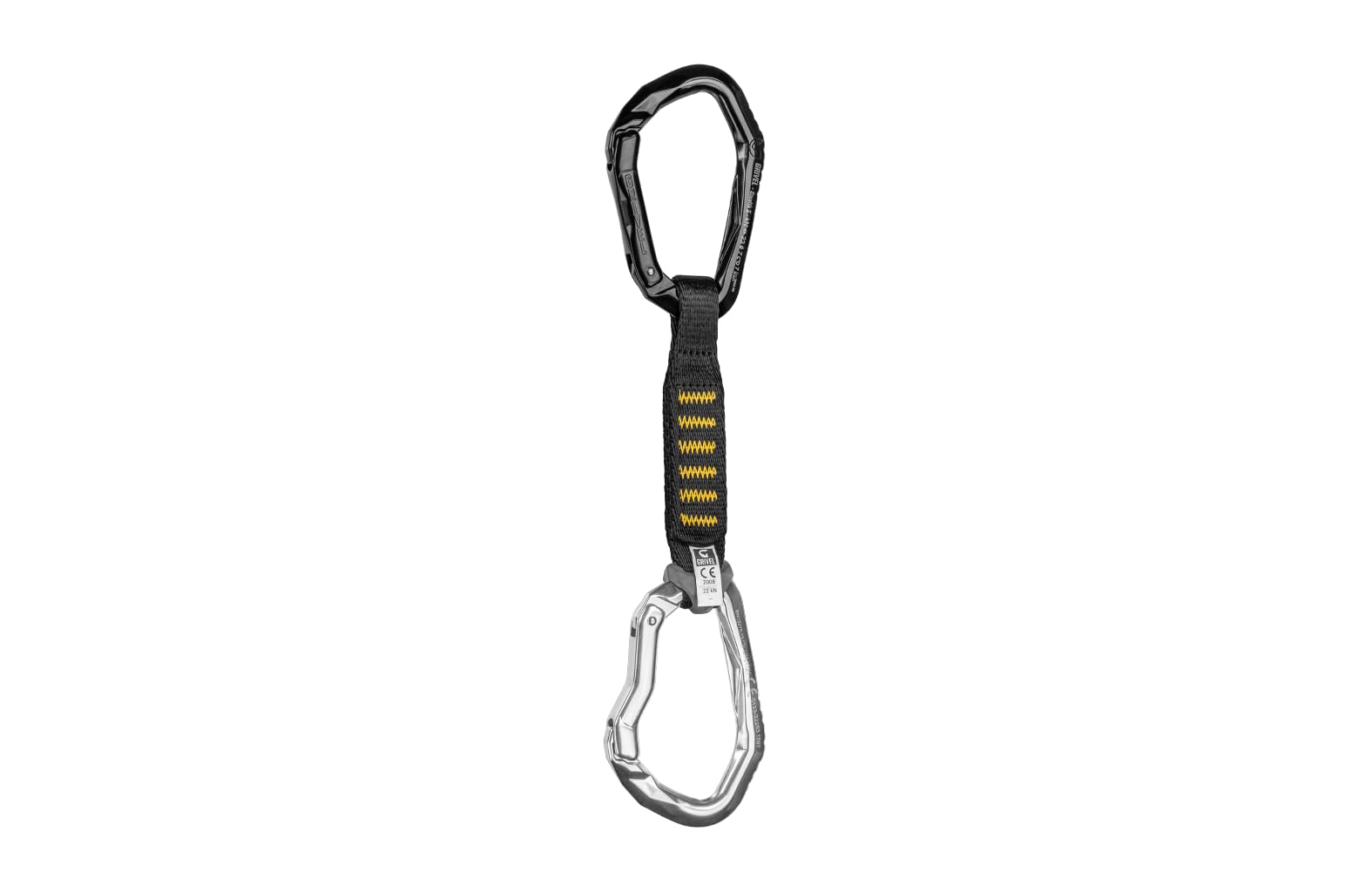 Grivel Sport Stealth Quickdraw bolt clipping for fast setups.